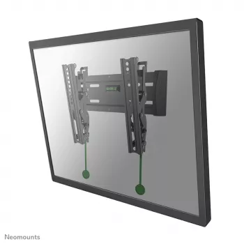 Neomounts NM-W125BLACK TV laikiklis sieninis 10-40 colių - pakreipiamas, 101,6 cm (40 col.), 75 x 75 mm, 200 x 200 mm, 0-15°, plienas, juodas