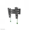 Neomounts NM-W125BLACK TV laikiklis sieninis 10-40 colių - pakreipiamas, 101,6 cm (40 col.), 75 x 75 mm, 200 x 200 mm, 0-15°, plienas, juodas