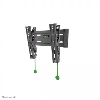 Neomounts NM-W125BLACK TV laikiklis sieninis 10-40 colių - pakreipiamas, 101,6 cm (40 col.), 75 x 75 mm, 200 x 200 mm, 0-15°, plienas, juodas