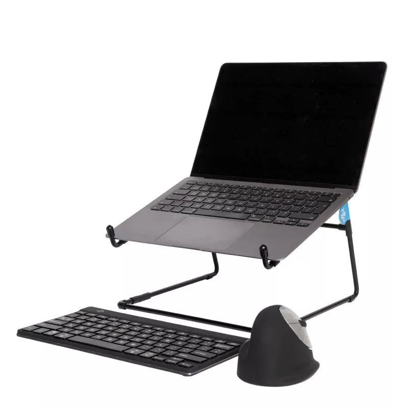 R-Go Tools Laptop stovas R-Go Steel Office, tinka 10-22 colių, juodas