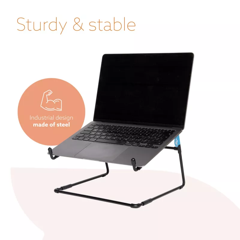 R-Go Tools Laptop stovas R-Go Steel Office, tinka 10-22 colių, juodas