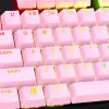 HyperX pilnas klavišų rinkinys PBT (rožiniai) – klaviatūros dangteliai