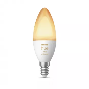 Philips Hue White Ambience Candle E14 išmanioji lemputė, 5,2 W, Bluetooth/Zigbee