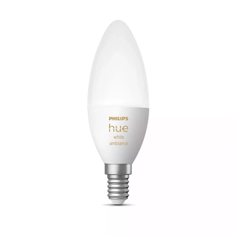 Philips Hue White Ambience Candle E14 išmanioji lemputė, 5,2 W, Bluetooth/Zigbee