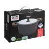 Resto Kitchenware Ran 2,4 L apvalus juodas medinis puodas