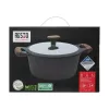 Resto Kitchenware Ran 2,4 L apvalus juodas medinis puodas
