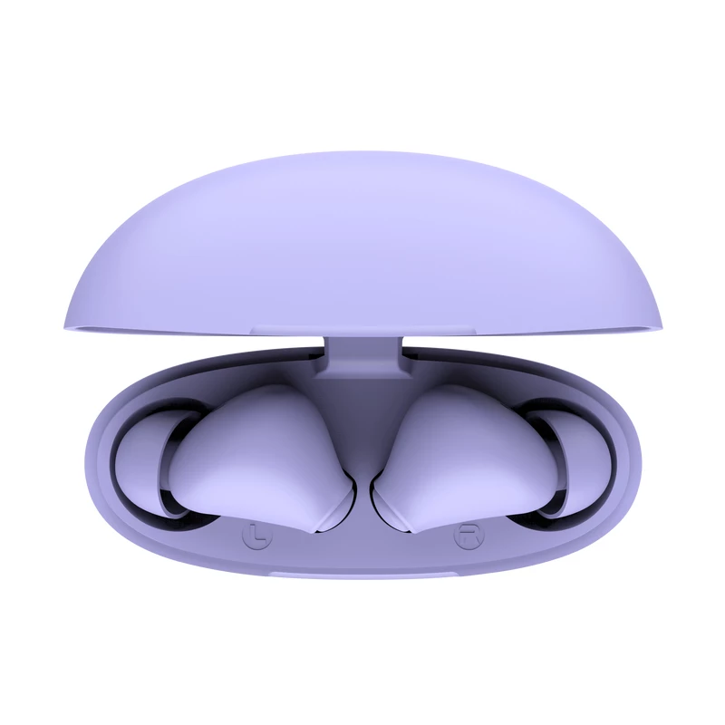 Trust Yavi tikri belaidžiai stereo ausinės (TWS) į ausį skambučiams/muzikai USB-C Bluetooth violetinės