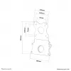 Neomounts FPMA-VESAMAC2127 iMac VESA adapter, sidabrinis, plienas, 15 kg, 100 x 100, 75 x 75 mm, 730 g