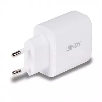 Lindy 73428 mobiliojo įrenginio įkroviklis Universal White AC Greitas įkrovimas Vidaus