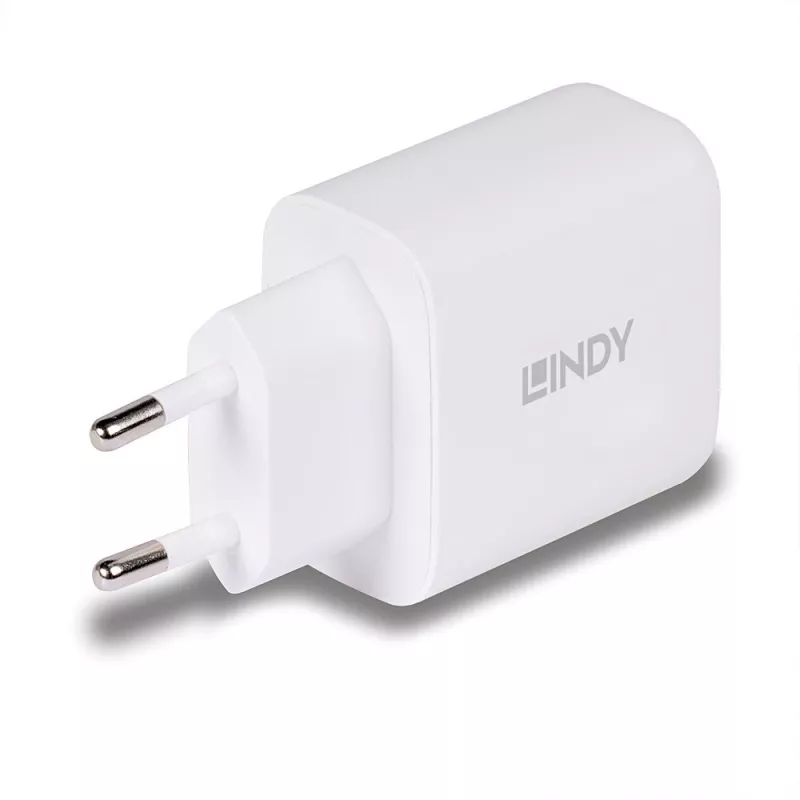 Lindy 73428 mobiliojo įrenginio įkroviklis Universal White AC Greitas įkrovimas Vidaus