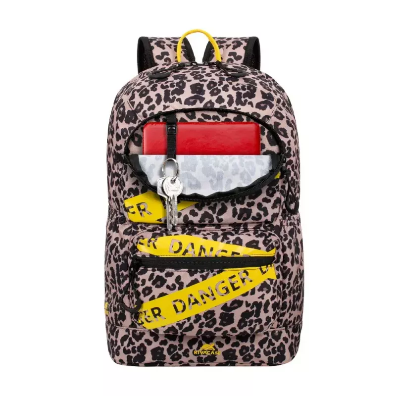 Rivacase 5421 Urban kuprinė nešiojamam kompiuteriui 13,3 colio (33,8 cm), 14 l, leopardo rašto