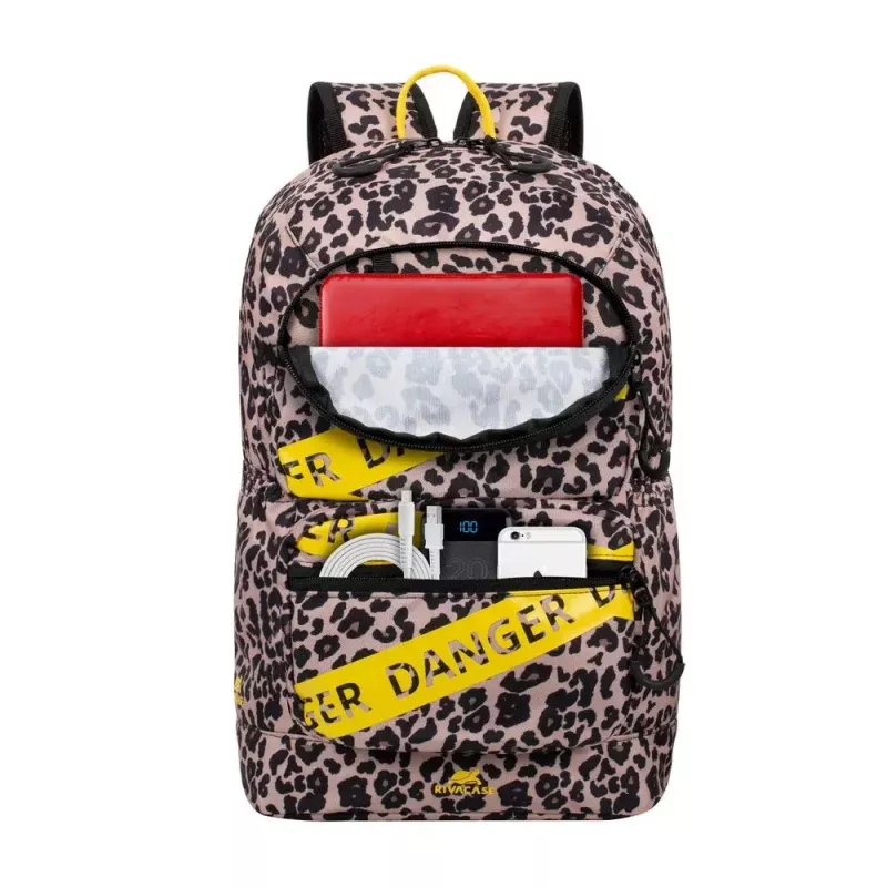 Rivacase 5421 Urban kuprinė nešiojamam kompiuteriui 13,3 colio (33,8 cm), 14 l, leopardo rašto
