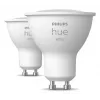 Philips Hue White GU10 išmaniųjų lempučių rinkinys, 2x400 lm, 2 vnt.