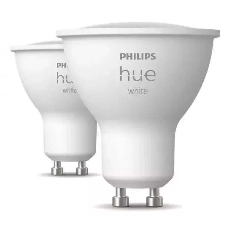 Philips Hue White GU10 išmaniųjų lempučių rinkinys, 2x400 lm, 2 vnt.