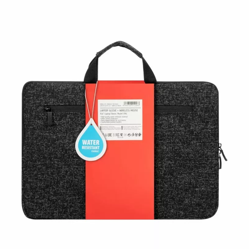 Dėklas nešiojamam kompiuteriui Rivacase 7916BKMOUSE 39,6 cm 15,6 colio pilkas