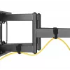 Gembird WM-80ST-02 sieninis TV laikiklis – fiksuotas/pakreipiamas, 37–80 colių, VESA iki 600x400, 60 kg, juodas
