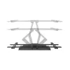 Gembird WM-80ST-02 sieninis TV laikiklis – fiksuotas/pakreipiamas, 37–80 colių, VESA iki 600x400, 60 kg, juodas