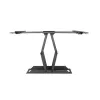Gembird WM-80ST-02 sieninis TV laikiklis – fiksuotas/pakreipiamas, 37–80 colių, VESA iki 600x400, 60 kg, juodas
