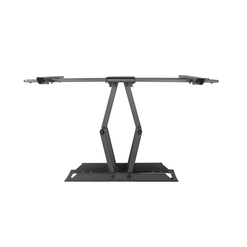 Gembird WM-80ST-02 sieninis TV laikiklis – fiksuotas/pakreipiamas, 37–80 colių, VESA iki 600x400, 60 kg, juodas