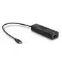 USB Hub Lindy USB 3.2 tipo C šakotuvas ir Gigabit Ethernet keitiklis