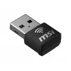 USB adapteris MSI AX1800 Nano WiFi USB 2.0 juodas