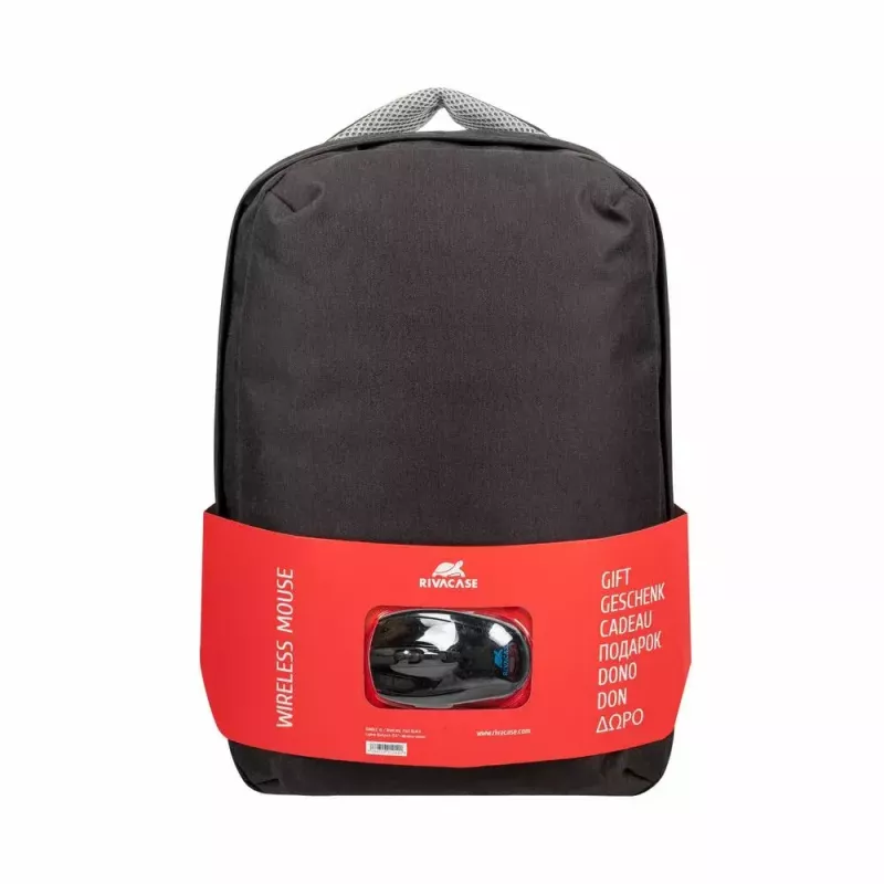 Kuprinė Rivacase 7563BKMOUSE 39,6 cm 15,6 colio Juoda