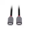 Lindy 0,8 m USB 4 240 W Type C laidas, Anthra Line
