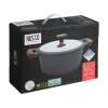 Resto Kitchenware Ran apvalus 4,2 l puodas, smėlio spalvos, medienos