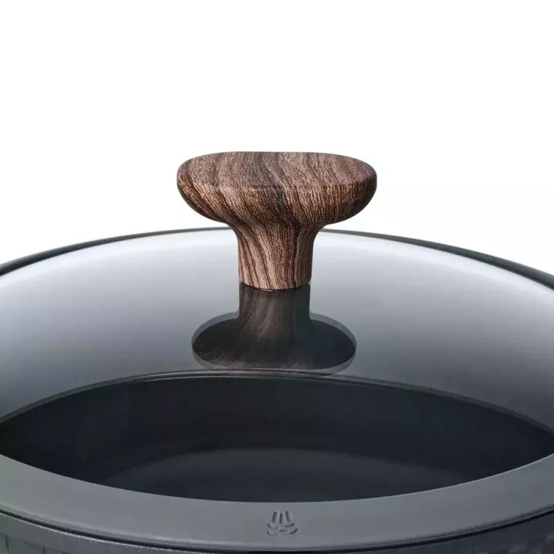 Resto Kitchenware Ran apvalus 4,2 l puodas, smėlio spalvos, medienos