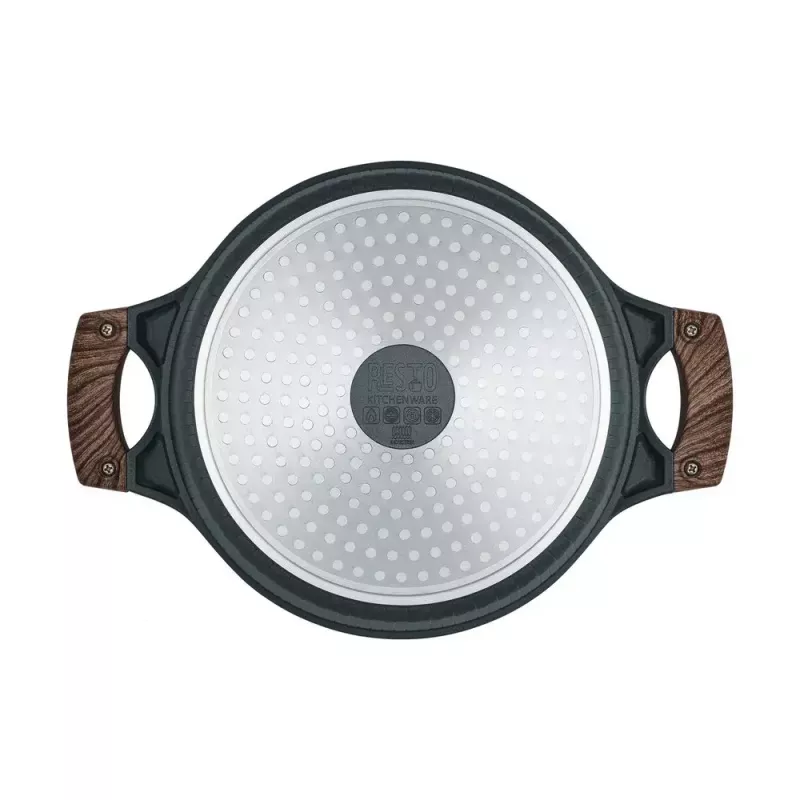 Resto Kitchenware Ran apvalus 4,2 l puodas, smėlio spalvos, medienos