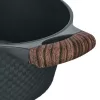 Resto Kitchenware Ran apvalus 4,2 l puodas, smėlio spalvos, medienos