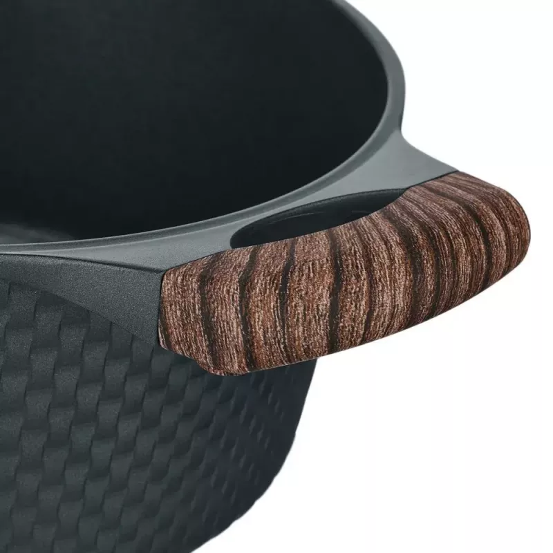 Resto Kitchenware Ran apvalus 4,2 l puodas, smėlio spalvos, medienos