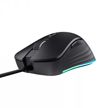 Pelė Trust GXT924 YBAR+ žaidimams, dešinei rankai, USB Type-A, optinė, 25600 DPI