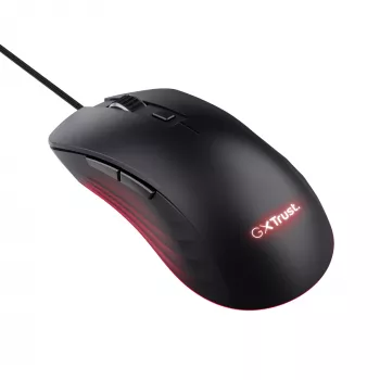 Pelė Trust GXT924 YBAR+ žaidimams, dešinei rankai, USB Type-A, optinė, 25600 DPI