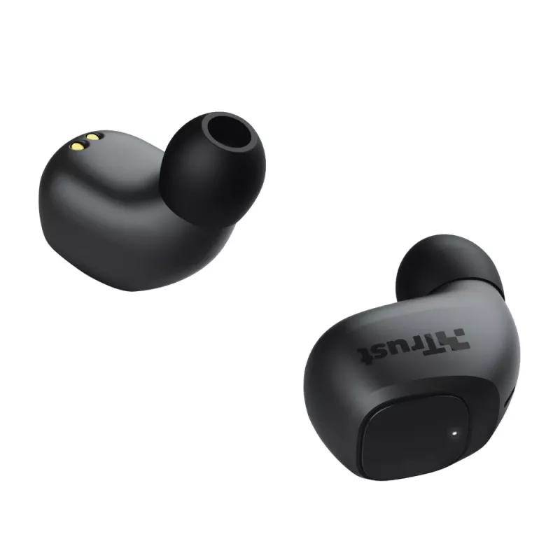 Trust Nika Compact belaidės ausinės TWS į ausis, juodos