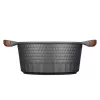 Resto Kitchenware Capella keptuvė 4,6 L apvali juoda mediena