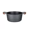 Resto Kitchenware Capella keptuvė 4,6 L apvali juoda mediena