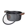 Resto Kitchenware Capella keptuvė 4,6 L apvali juoda mediena