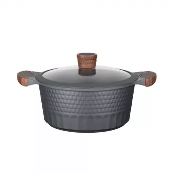 Resto Kitchenware Capella keptuvė 4,6 L apvali juoda mediena