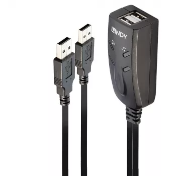Lindy 2 prievadų USB klaviatūros ir pelės jungiklis