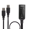 Lindy 2 prievadų USB klaviatūros ir pelės jungiklis