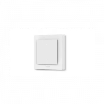 Aqara Light Switch H2 EU (2 mygtukai, 1 kanalas) (WS-K07D) - „Zigbee“ ir „Thread“ sieninis jungiklis su rele