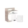 Aqara Light Switch H2 EU (2 mygtukai, 1 kanalas) (WS-K07D) - „Zigbee“ ir „Thread“ sieninis jungiklis su rele