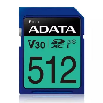 Atminties kortelė ADATA 512GB SDXC UHS-I Class 10 ASDX512GUI3V30S-R