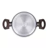 Resto Kitchenware Carina 2,5 L apvalus puodas bordo spalvos