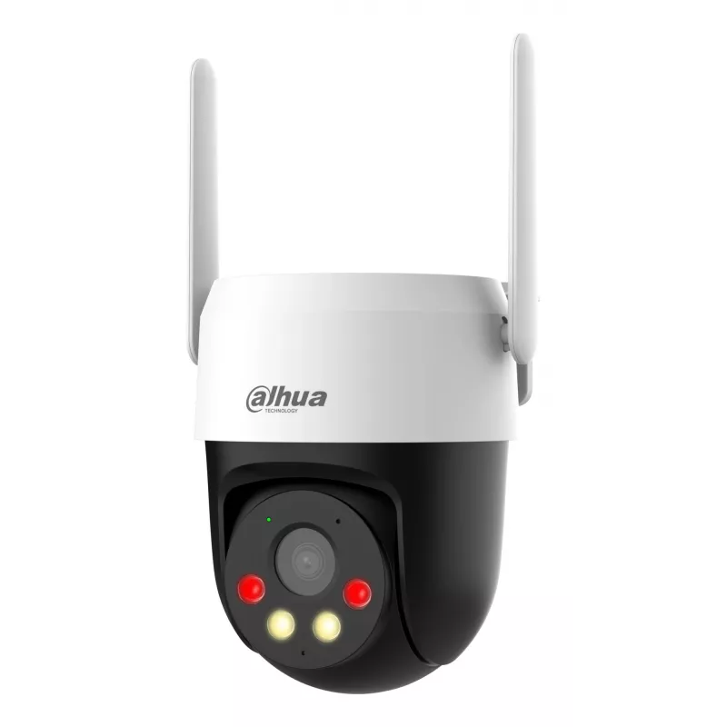 IP stebėjimo kamera Dahua Technology 5MP fiksuoto fokusavimo 4G sukiojama (4 mm, 5MP, lauko kupolinė, 180° pasukimas)
