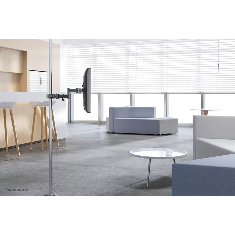 Neomounts FL40-450BL11 TV stovo laikiklis ant stulpo 17-32 colių - diam. 28-60 mm - pilnas judesys