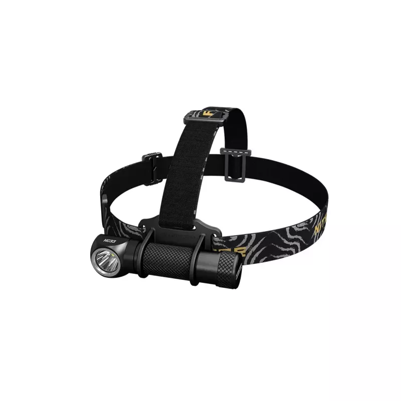 Nitecore HC33 Juodas – galingas priekinis žibintas su galvos juostele