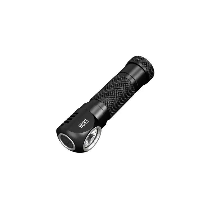 Nitecore HC33 Juodas – galingas priekinis žibintas su galvos juostele