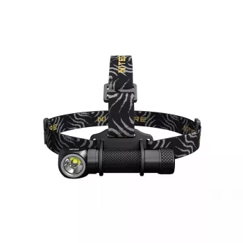 Nitecore HC33 Juodas – galingas priekinis žibintas su galvos juostele